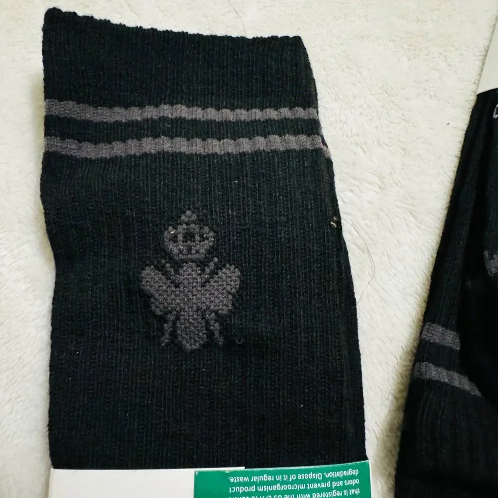 Bombas Calf Socks mens size XL solid black Honeycomb cushion stay up 3 pairs new